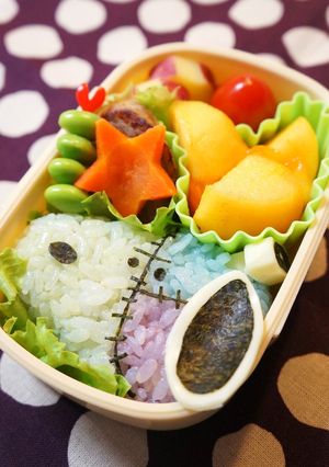 キャラ弁☆ハロウィンに♪ゾンビスヌーピー-レシピのメイン写真