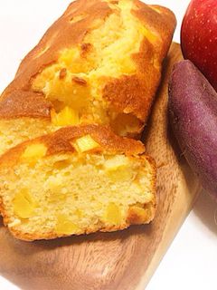 さつまいもとリンゴのパウンドケーキ-レシピのメイン写真