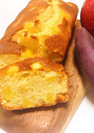 さつまいもとリンゴのパウンドケーキ-レシピのメイン写真