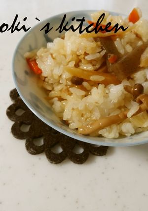 瑞浪市名物!便秘解消?!マコモダケ味ご飯-レシピのメイン写真