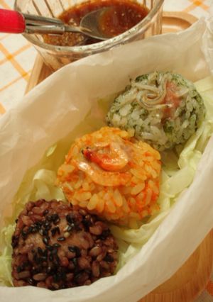 レンジDEチン♪ご飯DE彩りシュウマイ-レシピのメイン写真