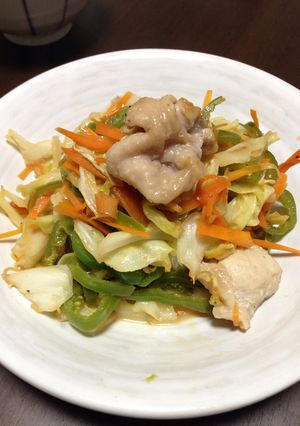 マヨポン酢で♪鶏肉とキャベツ炒め-レシピのメイン写真