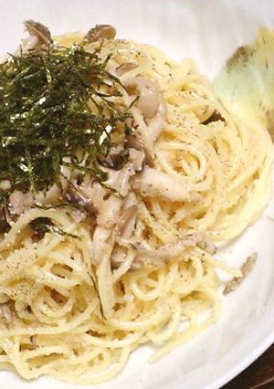 山椒風味の秋味たらこスパゲティー-レシピのメイン写真
