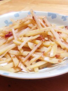 給食の!じゃがいもの梅肉和え-レシピのメイン写真