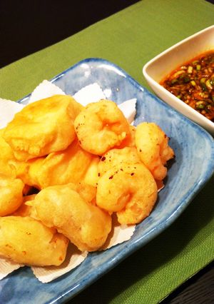 ☆豆腐のフリッター☆〜特製ソースで〜-レシピのメイン写真