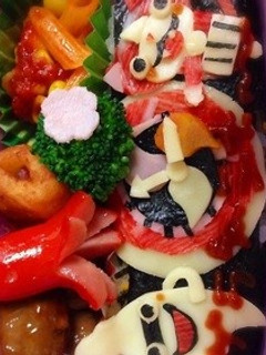 ゲラゲラポ〜妖怪ウォッチキャラ弁-レシピのメイン写真