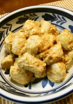 里芋の胡麻味噌マヨネーズ和え♪-レシピのメイン写真