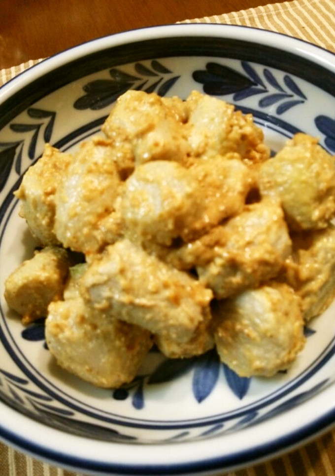 里芋の胡麻味噌マヨネーズ和え♪-レシピのメイン写真