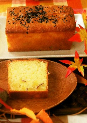 キャラメル♡サツマイモのパウンドケーキ-レシピのメイン写真