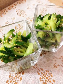 簡単!箸休めに♡キュウリのナムル-レシピのメイン写真