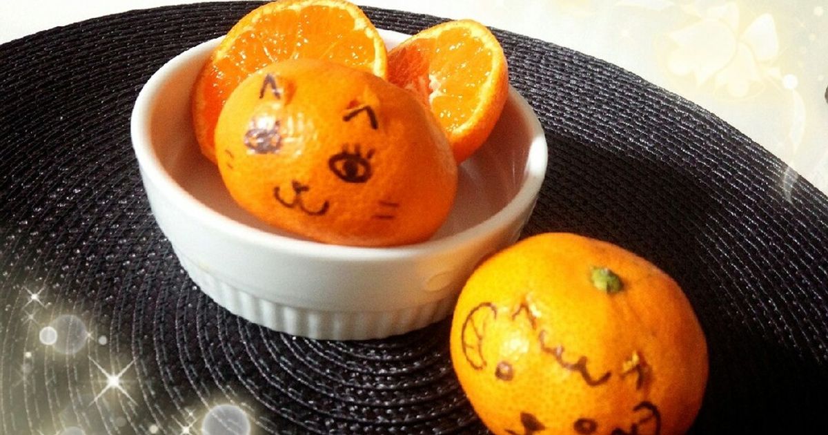 みかんで！羊＆ネコちゃん。 by ＊アベリ＊ 【クックパッド】 簡単