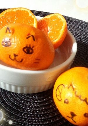 みかんで!羊&ネコちゃん。-レシピのメイン写真