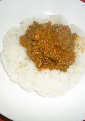 ココナツ風味のドライカレー-レシピのメイン写真