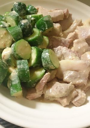 きゅうりと豚肉のサラダ-レシピのメイン写真