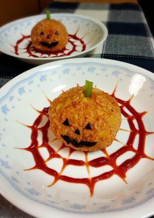 ハロウィン☆ケチャップライス-レシピのメイン写真