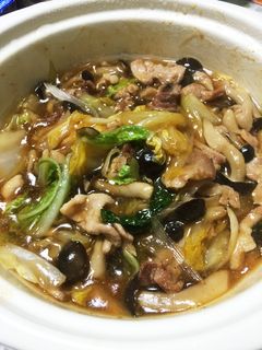 あったまる♪白菜と豚肉のあんかけ煮-レシピのメイン写真