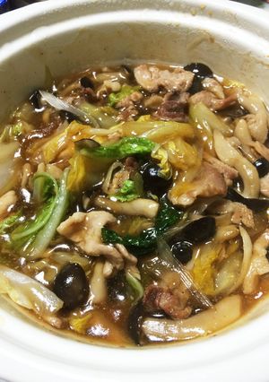 あったまる♪白菜と豚肉のあんかけ煮-レシピのメイン写真