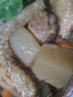手羽先の煮物カレー風味(^3^)/-レシピのメイン写真