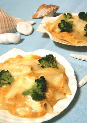 カレーマカロニ♥♡ミニグラタン♥♡-レシピのメイン写真