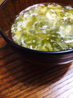 あおさ入り中華風コーンスープ-レシピのメイン写真