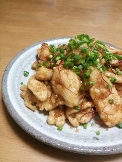 鶏胸肉♡香味野菜入り甘辛煮-レシピのメイン写真