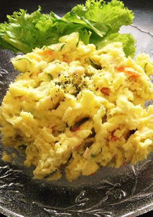 秋の味覚！さつまいもサラダ-レシピのメイン写真