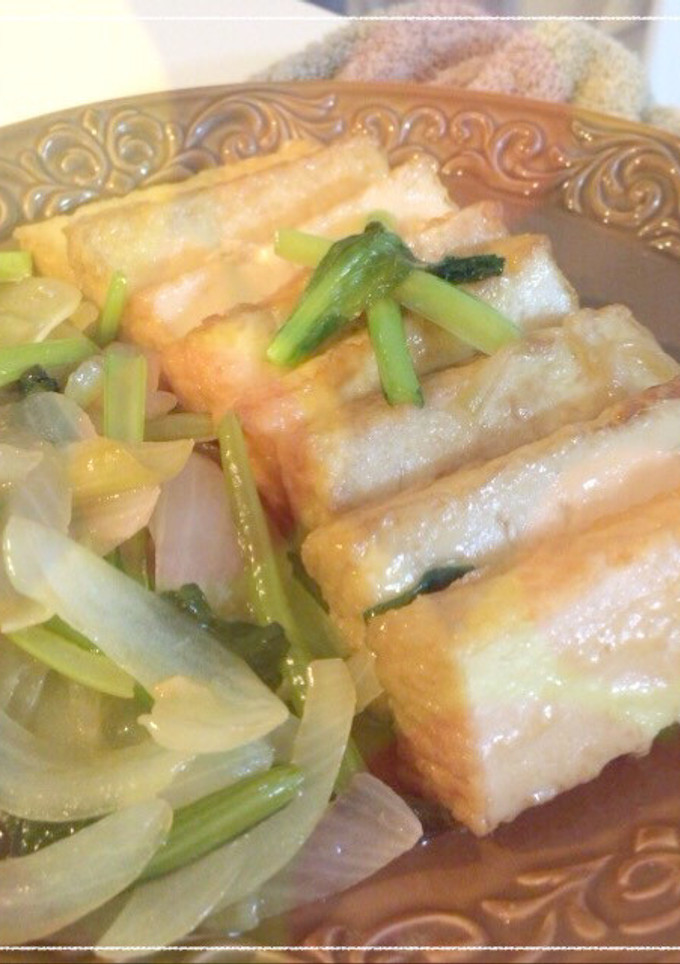 簡単 厚揚げ 煮-レシピのメイン写真