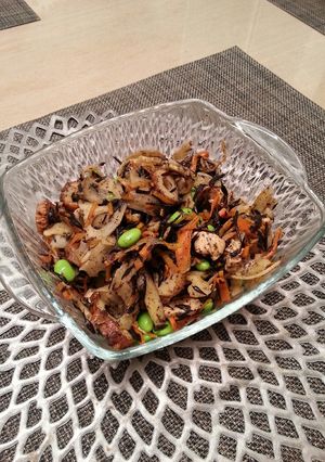 我が家のひじき 野菜多め♪-レシピのメイン写真