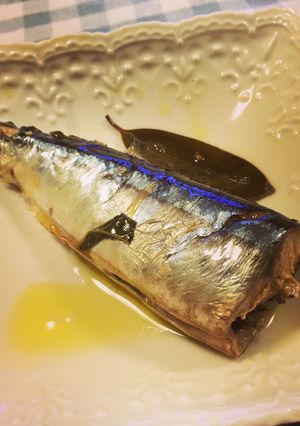 秋刀魚のコンフィ-レシピのメイン写真