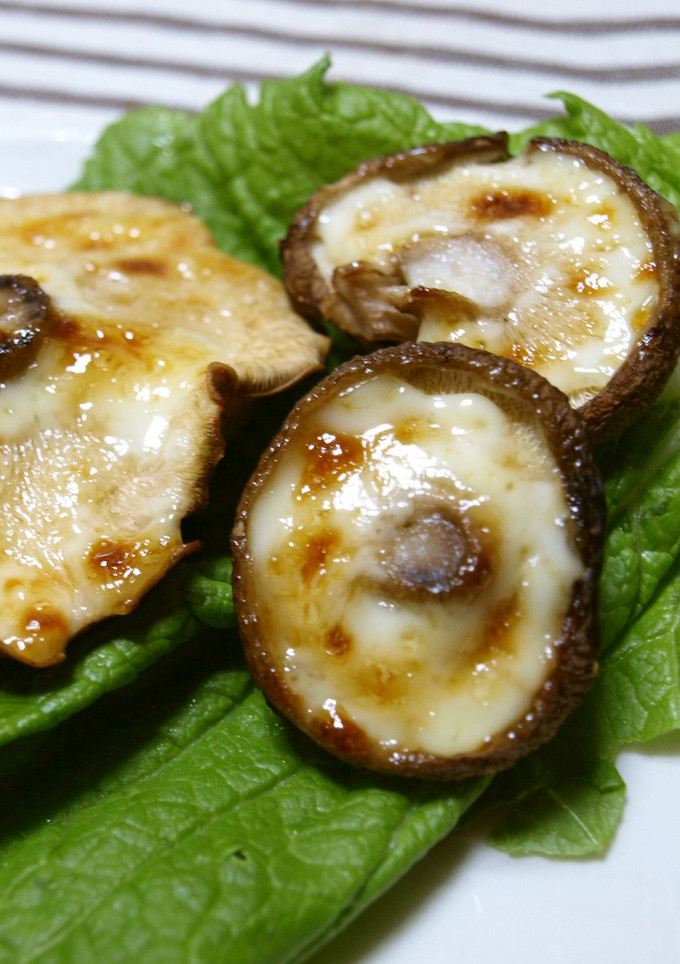 トースターで焼くだけ！椎茸のマヨ焼き-レシピのメイン写真