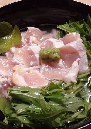 媛っこ地鶏のササミ鶏ワサ-レシピのメイン写真
