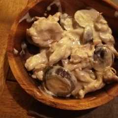 รูปของ グリーンカレーの残りで簡単茄子煮