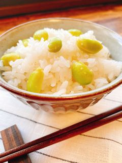 シンプルが美味しい♡枝豆ごはん-レシピのメイン写真