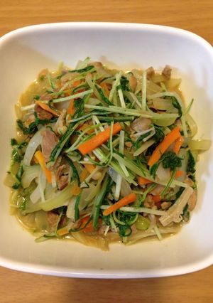 水菜の野菜炒め☆-レシピのメイン写真