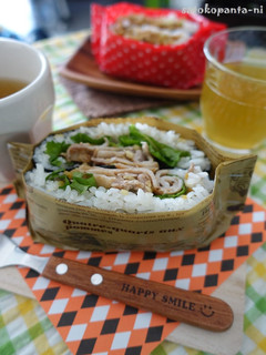塩レモン豚肉炒めおにぎらず-レシピのメイン写真