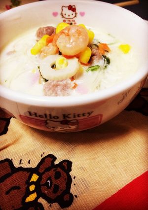＊冷蔵庫にあるもので簡単豆乳ちゃんぽん＊-レシピのメイン写真