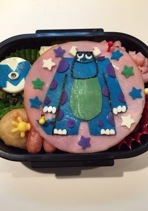 モンスターズインク♩サリーのキャラ弁☆-レシピのメイン写真