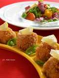 簡単パーティー料理まんまる一口チキンカツ