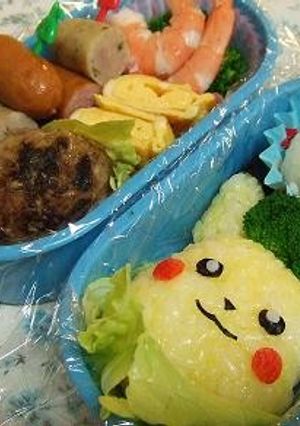 キャラ弁　ポケモン★ピカチュウ★-レシピのメイン写真