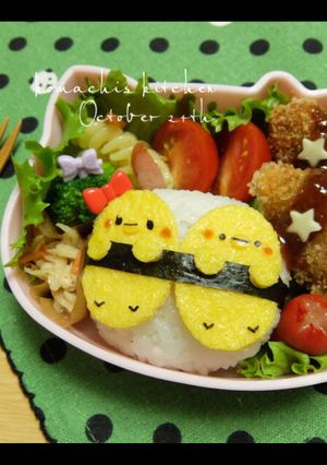 幼稚園 お弁当 キャラ弁♡ひよこさん-レシピのメイン写真