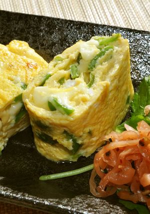 洋風❀卵焼き・ピーマンとチーズ入り-レシピのメイン写真
