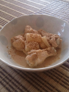 手羽元と大根のゴマ味噌クリーム煮-レシピのメイン写真