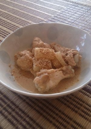 手羽元と大根のゴマ味噌クリーム煮-レシピのメイン写真