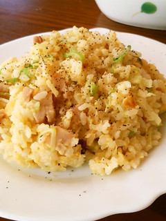 炒飯、タマゴからめて・・・。-レシピのメイン写真