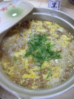納豆雑炊◆寒くなったら1度どうぞ-レシピのメイン写真
