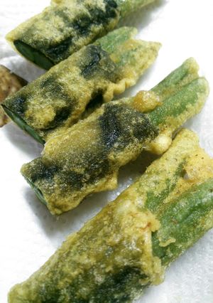 お弁当用☆のり巻きいんげんのカレー味-レシピのメイン写真