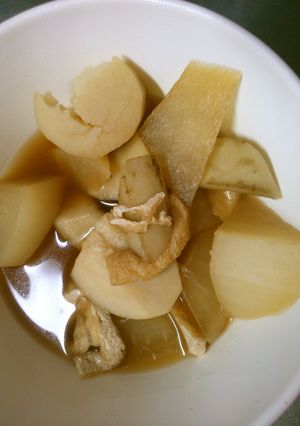 簡単! 大根 里芋 ごぼう 油揚げの煮物-レシピのメイン写真