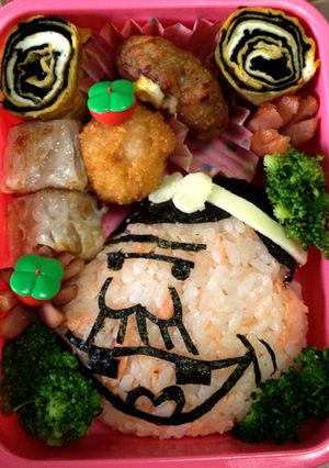 キャラ弁♡バカボンのパパ-レシピのメイン写真