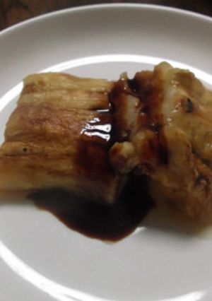 焼きナスのバルサミコ酢ソースかけ-レシピのメイン写真