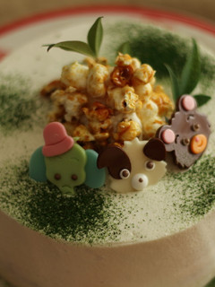 抹茶と小豆のケーキ-レシピのメイン写真